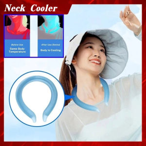 Neck Cooling Tube Ring Summer Ice Pack Reusable Neck Cooler Rings Outdoor Sports Running Cycling Cold Collar