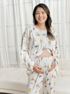 CUTE LIFE | Maternity Nursing Pajama Set Long Sleeve & Pants