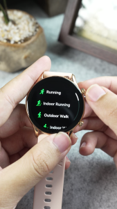 New Arrival Aolon GTR3 Smart Watch Women 1.43 Amoled HD Screen Always on Display Answering Whats App Call Heart Rate Monitor 110+ Sports Modes Waterproof 120h Battery Life earlybird