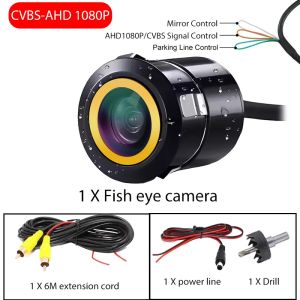 Camera Hành Trình Ô Tô AHD 1080P Ống Kính Mắt Cá 18.5mm Chống Nước IP67 Tầm Nhìn Ban Đêm Đầy Đủ Lắp Đặt Âm.