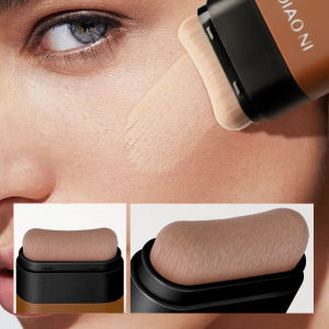 Tioni Foundation Stick Dual Head with Brush Moisture Translucent Foundation Long Lasting Eraser Foundation Stick