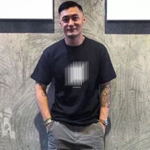 Handian Trendy Brand Long Staple Cotton Loose Fit Short Sleeve T-Shirt Men Comfortable round Neck Pure Cotton Base Shirt Tee