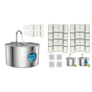 3.2L Pet Water Fountain Water Dispenser Stainless Steel Drinking Fountain Cat Water Fountain for Pets & Small Animals