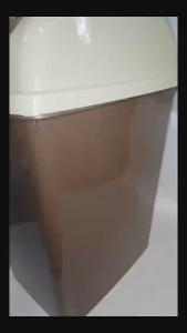 Brown Trash Can with Swing Cover 10/16/25Liters/Recycle Bin/Garbage Can/Dust Bin/Basurahan/Garbage Can/Recycle Bin/Dust Bin/Recycle Bin
