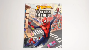 Marvel Spiderman A Sticky Situation Picture Story Book For Kids to Read
