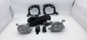 1 Pair Fog Lights LED Fog Light Headlight Led Fog Lamp Cover Grille Bezel Frame For Toyota HARRIER 2021 2022 2023