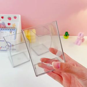 Cốc Đựng Bút Cọ Mỹ Phẩm Acrylic Để Bàn Kiểu Dáng  Trong Suốt Thanh Lịch
