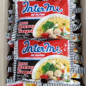 MIE INTERMI - Harga 20pcs/bungkus Mie Intermi Rasa Baso Sapi 55gr - Mie instan Murah Meriah Promo