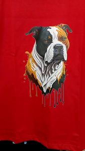 Kaos Pria Gambar 3D Premium Doggy Katun 24s H0101 By Hans & Co