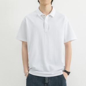 Áo Thun Polo Nam Mùa Hè Mỏng Tay Ngắn Bằng Lụa Băng Rộng Rãi Thường Ngày Thương Hiệu Warrior Phong Cách Trẻ Trung Cotton Polyester Spandex