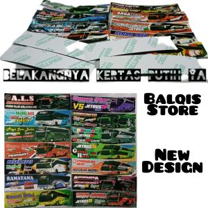 STICKER LOGO BUSMANIA ANTI AIR (SUDAH DI POTONG) RAMDOM
