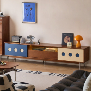 WEISHA | Bicolor Storage TV Cabinet