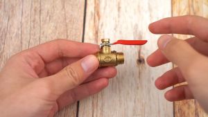 Brass 1/4 inch Ball Valve Air cock Water valve for Belt type Power sprayer Pressure washer