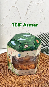 Packaging Hampers Lebaran Dus Toples Bulat Box Idul Fitri Kue Kering | TBIF Asmar