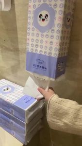 Bịch Khăn Giấy Treo Tường Dạng Rút 1280 Tờ 4 Lớp 175x156cm Đa Năng Siêu Tiện Lợi