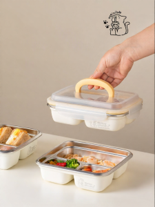 Onlycook | Hộp Cơm Bento Inox Phân Cách và Kín Khí
