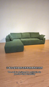 [PRE-ORDER] Modern Modular L-Shape Compressed Sofa No Assembly Required Living Room Upholstered Sofa Fabric Upholstery Living Room Sofas