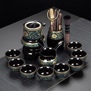 XIANGYE | Bộ Trà Tự Động Gia Đình Đá Nghiền Sứ