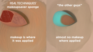 0130 Real Techniques Makeup Saver Sponge เรียล เทคนิค ฟองน้ำ รุ่นประหยัดเครื่องสำอาง มีนวัติกรรมลายนิ้วมือ