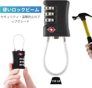 TSA 3 Digit Combination Lock New Anti-theft Security Tool Customs Password Lock Padlock Suitcase Luggage Coded Lock Travel