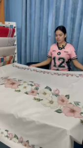 Table Cloth Waterproof Spill-proof Stain-resistant Durable Breathable PVC Outdoor Camping Classic Floral Design