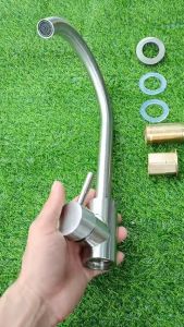 Vòi rửa chén nóng lạnh C015 cao cấp xoay 360 độ inox Cao 30 cm (Bảo hành 3 Năm) - Lắp đặt đơn giản không cần gọi thợ lắp đặt