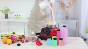 5pcs Plastic Bottles For Liquids - Ginger Shot Bottles With Caps Wellness Juice Shot Drink Containers For Homemade Beverages