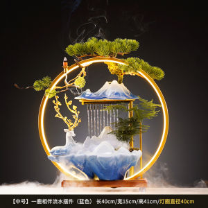 Creative Fortune Flowing Water Ornaments Humidifier Deer Fortune Circulating Water Hallway Living Room Office Housewarming Gifts