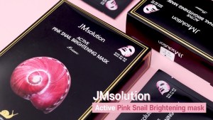 JMsolution Active Pink Snail Brightening Mask Prime Korea 1pcs