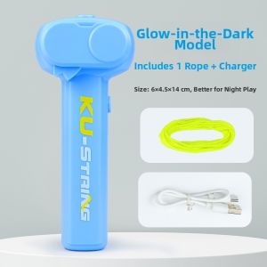 Night-Glow Electric Tether Launch Toy Rope