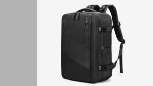 กระเป๋าเป้ กระเป๋าเป้แล็ปท็อปขนาด17นิ้ว พร้อมพอร์ตชาร์จ USB กระเป๋าเป้สะพายหลังพร้อมช่องใส่รองเท้า กระเป๋าเป้เดินทางทนทาน ออกแบบหลายช่อง