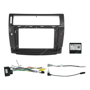 MEKEDE 9inch Car Smart Radio Frame For Citroen C4 2004-2014 Canbus Car Radio Panel Frame Electrical Cable Canbus One set
