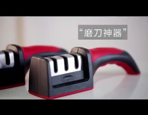 4 & 3-Stages Knife Sharpener Alat Pengasah Pisau Kitchen Easy Polish Knife Stone 磨刀器