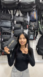 Tas Slingbag Bahu PEGE Barra Slempang Pria Waterproof Casual 2IN1 Bisa Selempang dan Pouch - PG 8998