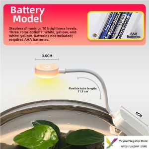 TEKANAI | Mini Rechargeable Aquarium Lighting Lamp