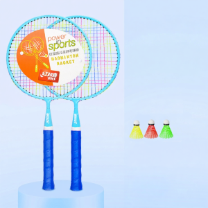 DHS | Ultra-Light Childrens Badminton Racket Red Double Happiness Kids Sports Toy for Primary School Students And Babies