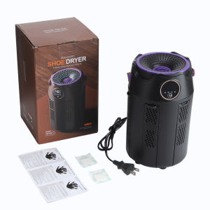 6-Arm Shoe Dryer UV Sterilizer Aromatherapy 3-6-9H Timer Digital Display PTC Heater 48°C Foldable Fast Drying for Sneakers Socks