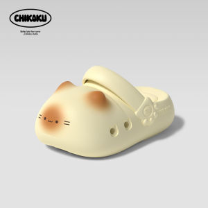 chikoku | Cartoon Cat Claw Breathable Covered Slippers