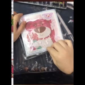 5D Diamond Painting Set DIY with Frame Berbingkai Kids Art and Craft Lukisan Kristal Aktivitas Prakarya Mainan Anak Full Drill Mosaic Rhinestones Sticker Lukisan Diamond