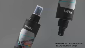 Miya Himi HIMI Twin Cup Jelly Acrylic Paint Set 48 Colors 12g Jelly Cup Design Non-Toxic