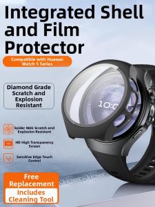 YOURSTAR | Matte Protective Case for Huawei Watch Compatible with Watch 5 and 4 Pro