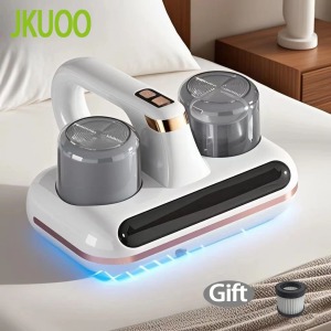 JKUOO Handheld Vacuum Cleaner with Self-Cleaning Brushroll Large Dust Cup Wireless Strong Suction for Home Cleaning
