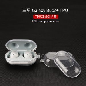 Transparent Silicone Protective Case for Galaxy Buds+ Earphones Integrated Soft Shell Anti-Fall One-Piece Storage Bag