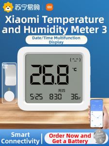 Xiaomi | High Precision Bluetooth Smart Temperature Humidity Meter Xiaomi Mijia Baby Room W847 Household Electronics Thermometer