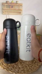 eatkit Stainless Steel Termos kecil Portable 316 Stainless Steel tumbler 500ml tahan 12 jam botol air