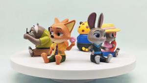 Bandai | Amazing Zootopia Animals Action Figure Toys Rabbit Judy Hopps Fox Nick Wilde Movie Kids Gift Collection Figures