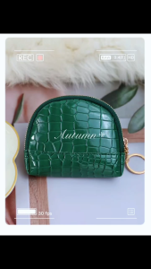 New Korean-style crocodile pattern multifunctional large-capacity coin purse card holder key pouch large-capacity mini wallet
