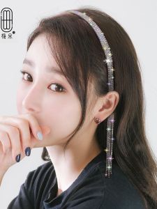 เครื่องประดับผมสไตล์นางฟ้าพร้อมต่างหูรูปผีเสื้อประดับคริสตัลสำหรับผู้หญิง เครื่องประดับผมแบบหนึ่งชิ้น ดีไซน์หรูหรา เครื่องประดับผมแบบติดผม