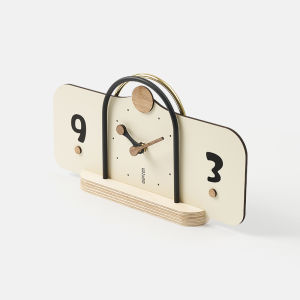 Đồ Trang Trí Bàn Để Trang Trí Phòng Khách Phong Cách Hiện Đại Sáng Tạo EMITDOOG Tủ Để Bàn Đồng Hồ Trang Trí Nhà Cửa Bằng Gỗ