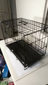 Heavy Duty Pet Cage / Dog Cge With Poop Tray Collapsible / Foldable